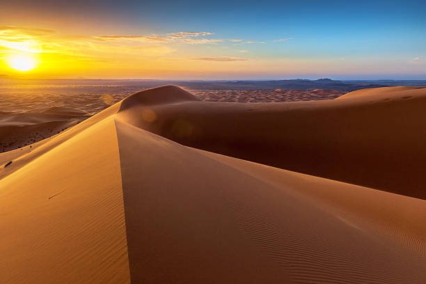sunset dune sahara