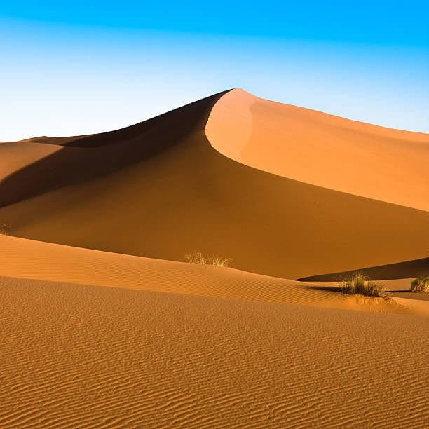 Beautiful sand dunes of Erg Chegaga Sahara