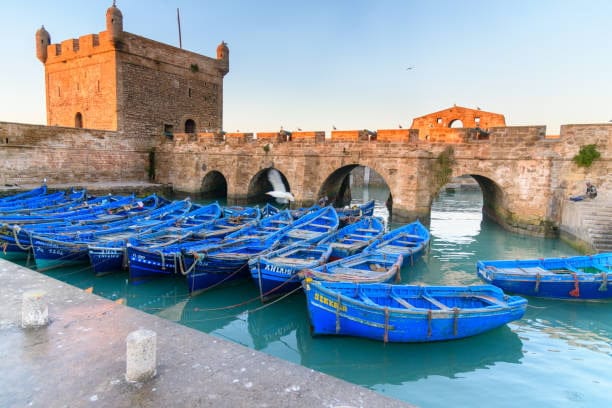 Essaouira View of Old Fortress Sqala du Port