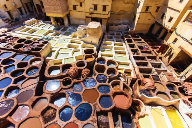 Tanneries Fes Morocco