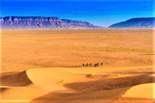 Tinfou Dunes Zagora Sahara Morocco