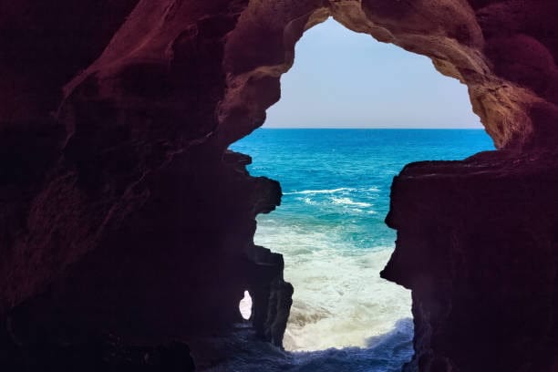 View of The Caves of Hercules in Cape Spartel