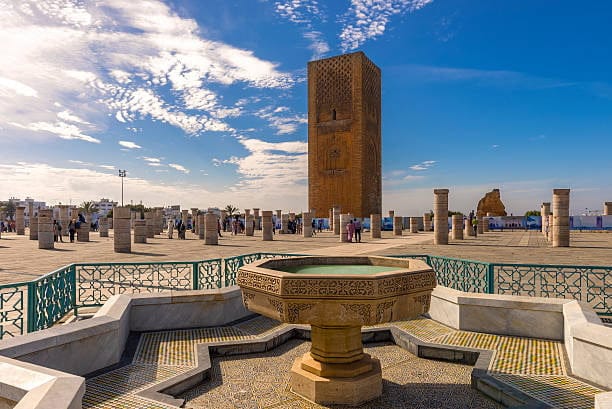 The Hassan Tower in Rabat Morocco