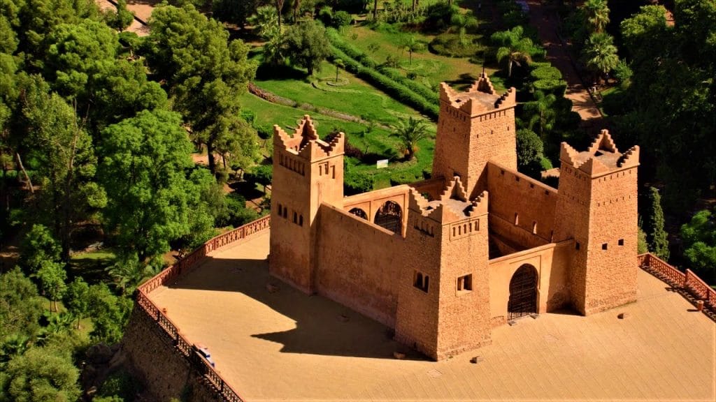 kasbah tractional house in valley