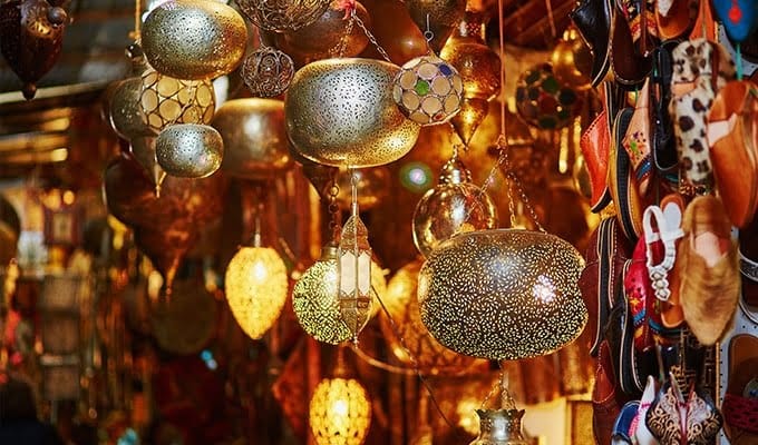 market Souk medina in Marrakech