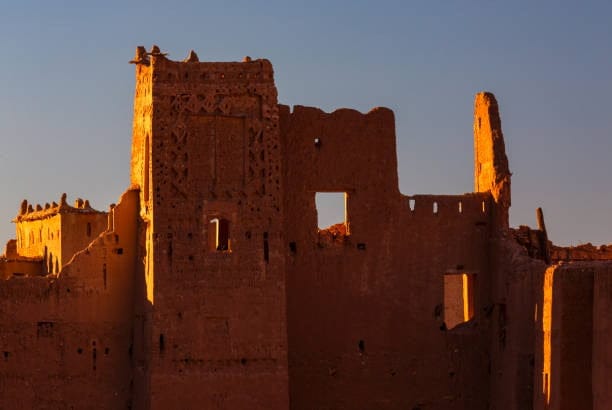 Old Kasbah in south of Morocco