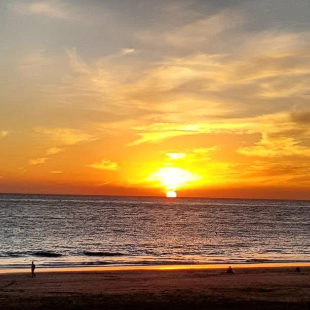 sunset in Atlantic Ocean Agadir